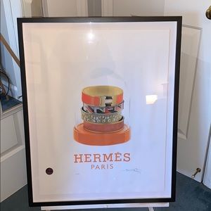 25x31 Hermès Framed Authentic Print